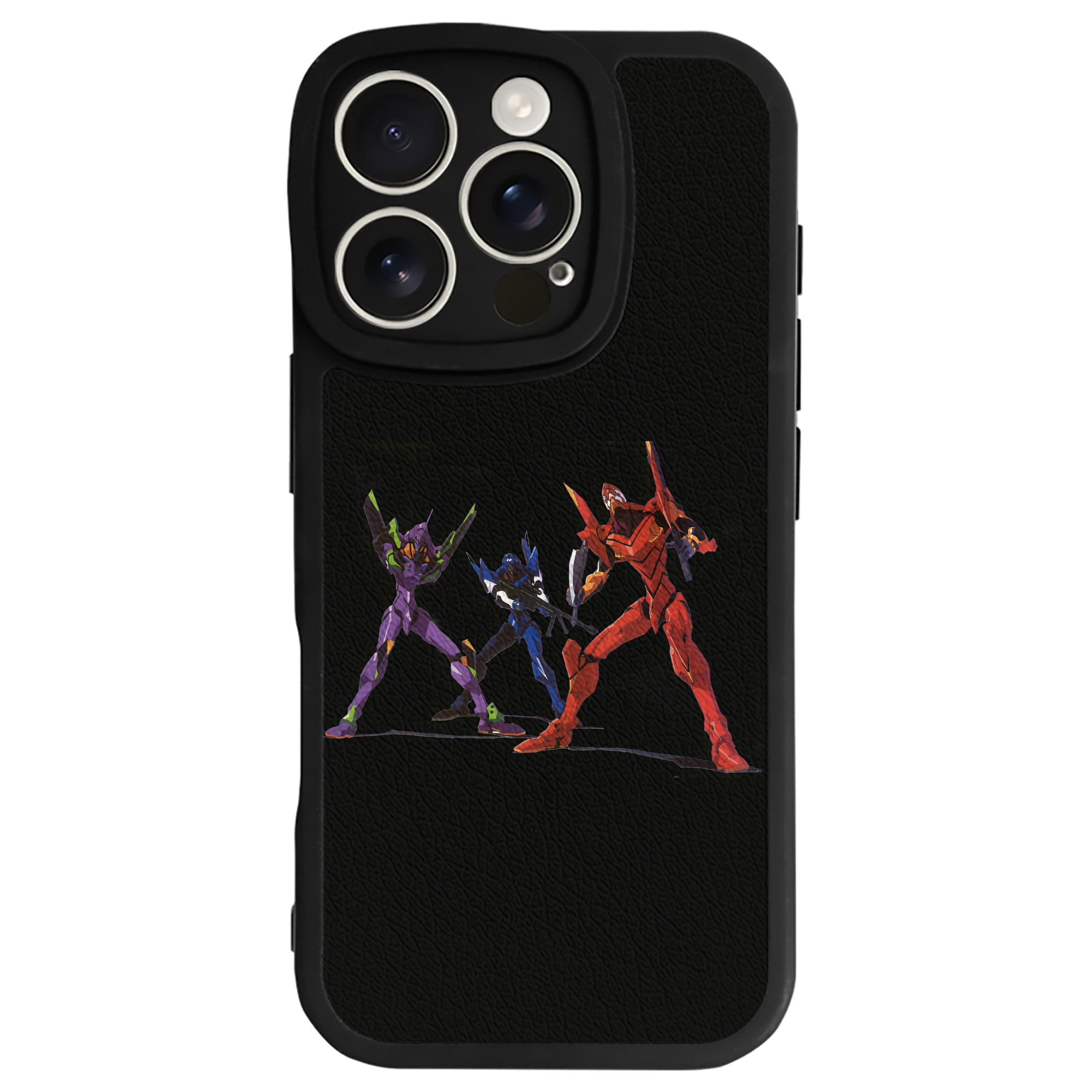 （画像用） EVA 新世紀エヴァンゲリオン 【iPhone 16シリーズ対応】シリコンスマホケース（レザー調） 材質：シリコン